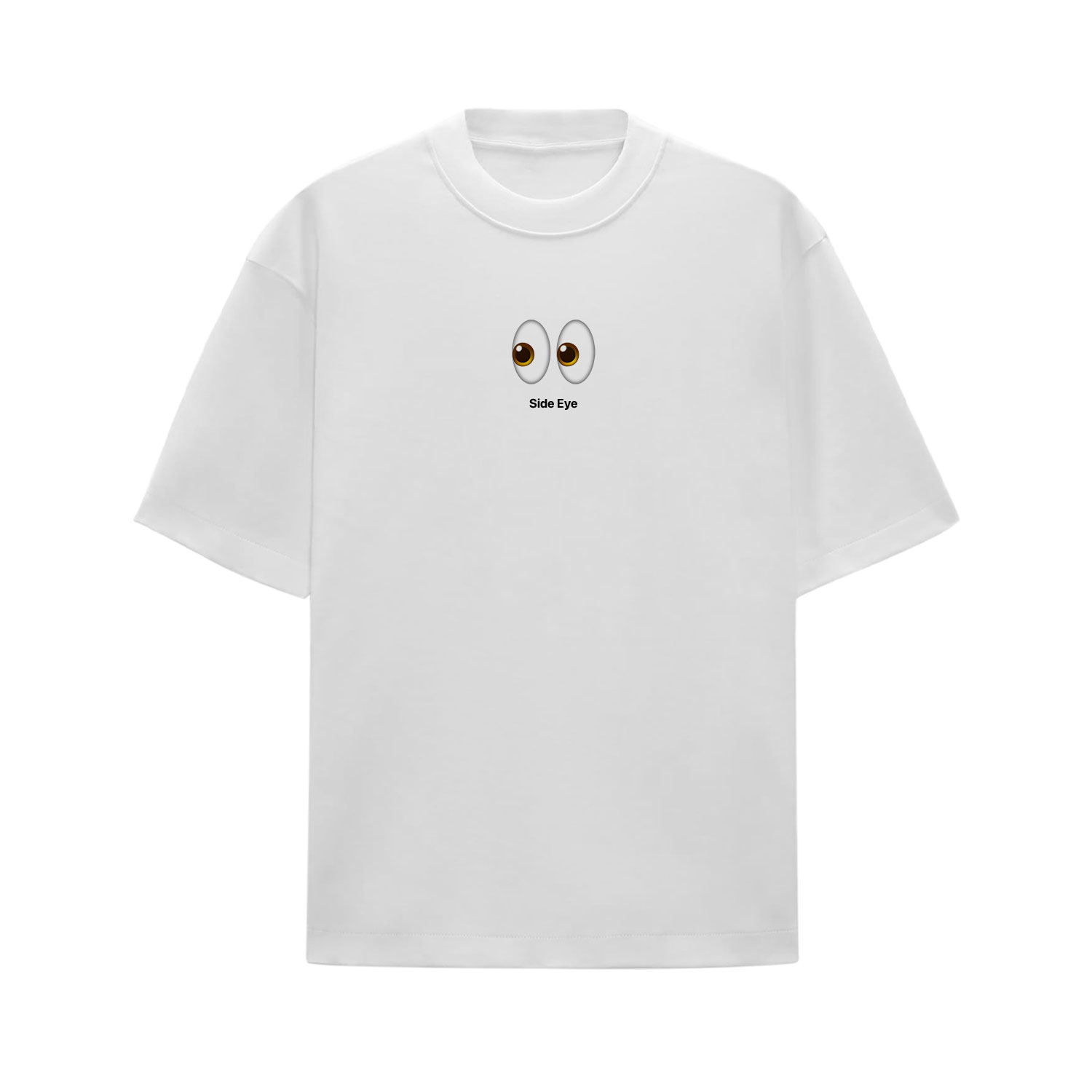 emoji-t-shirt-eyes-white